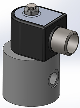 High Pressure Solenoid Valve - EH30 Rendering