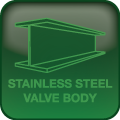 Clark Cooper Valve Option - 316 Stainless Steel Valve Body